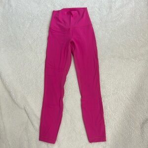 Lululemon hot pink leggings